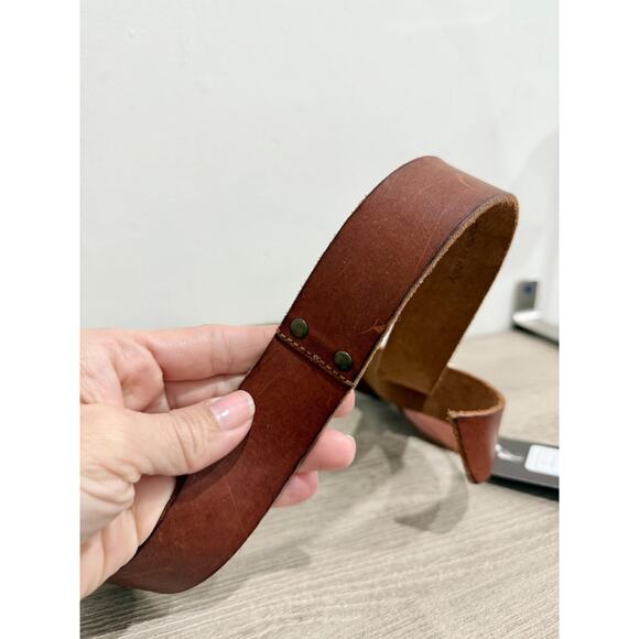 Forte Forte 100% Leather Wrap Waist Belt *No Buckle Brown One Size - Picture 3 of 5